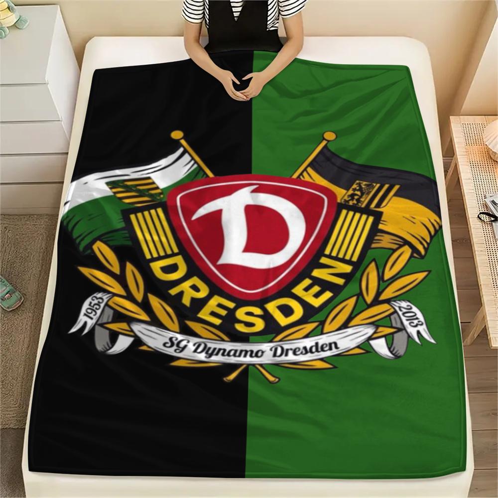 1 ks Flísová deka s potiskem SG Dynamo Dresden, Vysoká kvalita, Pohodlná pro všechna roční období, Domácí dekorace, Teplo a pohodlí, Perfektní jako vánoční dárky149