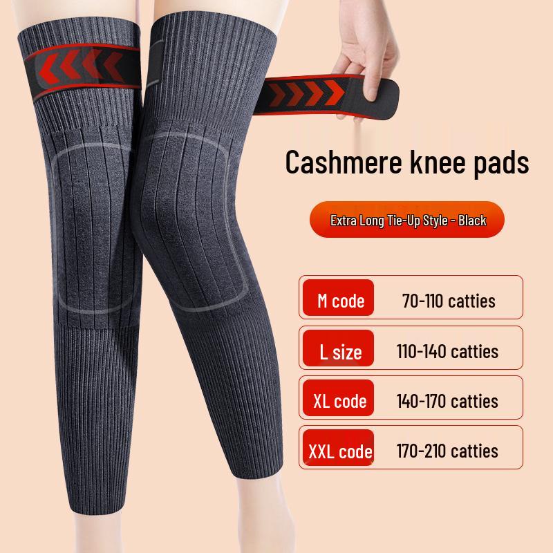 

Кашемировый экстрадлинный наколенник для мужчин и женщин - Нескользящие согревающие суставы для холодных сезонов XXL