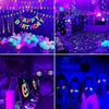 Black Light Bulbs 9W LED UV Blacklight AC 85-265V Transparent Cover Party Ghost House Fluorescent Atmosphere Decoration Light