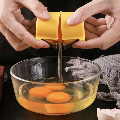 Stainless Steel Eggshell Separator, Quick Peeling And Yolk Separation, Durable And Easy To Grasp Tools Necessary For Kitchen Baking
