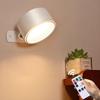 Lamake Spotlight Indoor Bracket Light Type-C Rechargeable Wall Light Magnetic Mount No Installation Required Stepless Dimming & 3 Color Temperature