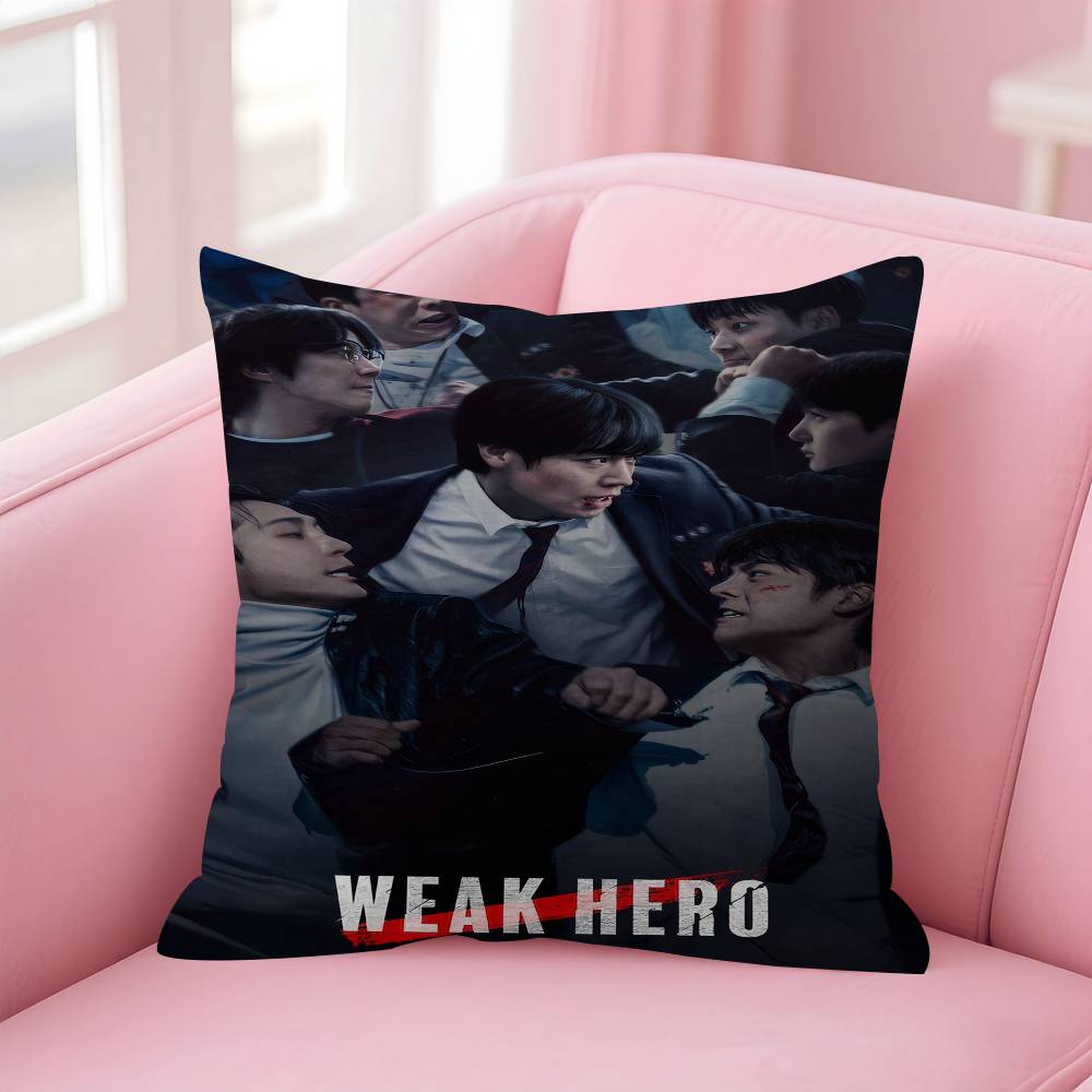 Koreanische TV-Serie W-Weak Hero Klasse 1 2 Büro Kissen Kissenbezug Auto Kissenbezug 45x45cm Lendenkissenbezug Sofakissenbezug