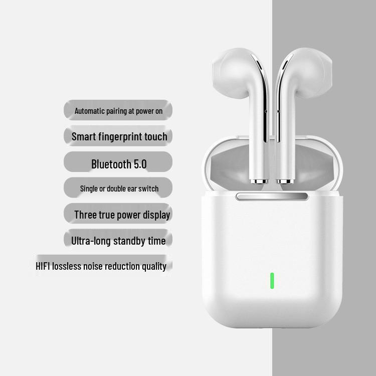 

J18 TWS Бездротові Bluetooth навушники-вкладиші для спорту з шумозаглушенням