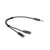 Adapter jack 3,5 4-pol wtyk - 2x jack 3,5 gniazdo (1x stereo, 1x mono) vitalco