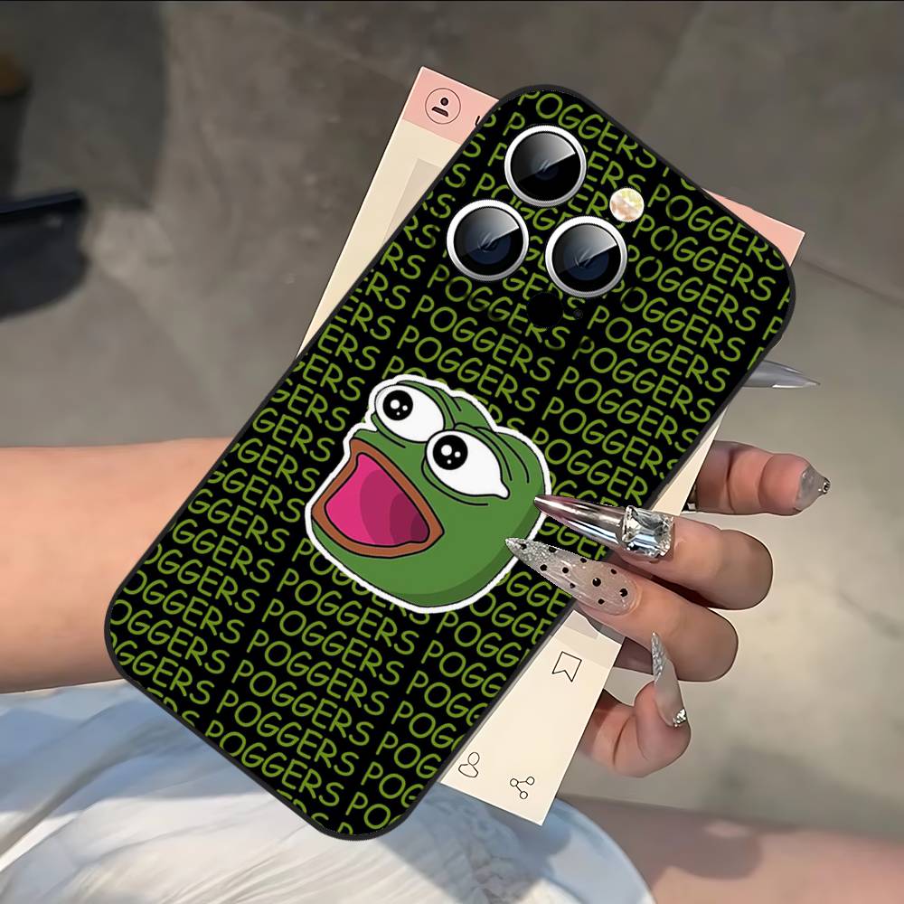 Sad Frog P-Pepe Funny Phone Case For IPhone 17 16 15 14 13 12 11 PRO MAX PLUS Mini TPU Soft To Skin-friendly Case