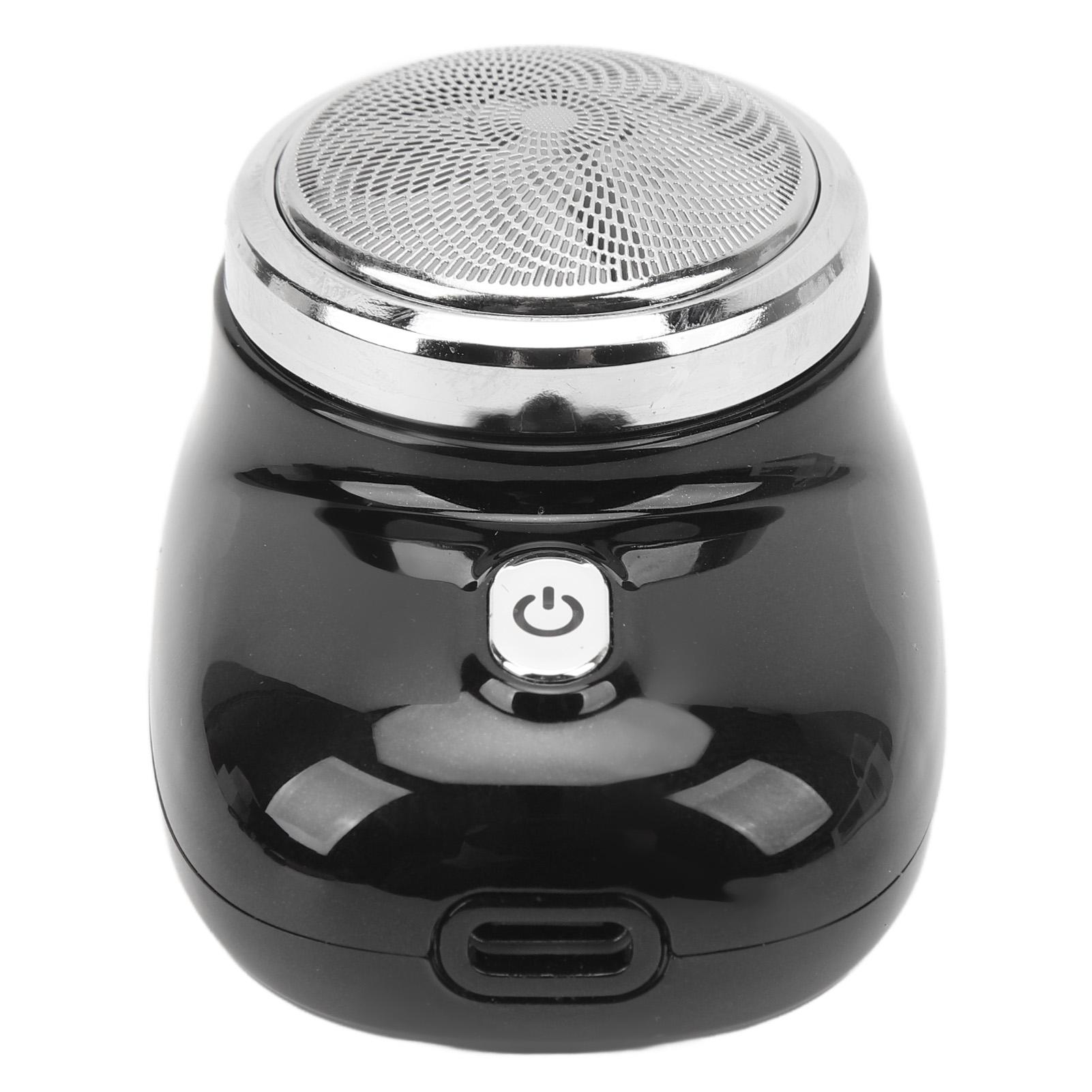 Mini Electric Beard Trimmer Washable IPX6 Waterproof Portable Beard Clipper Machine for Outdoor Travel