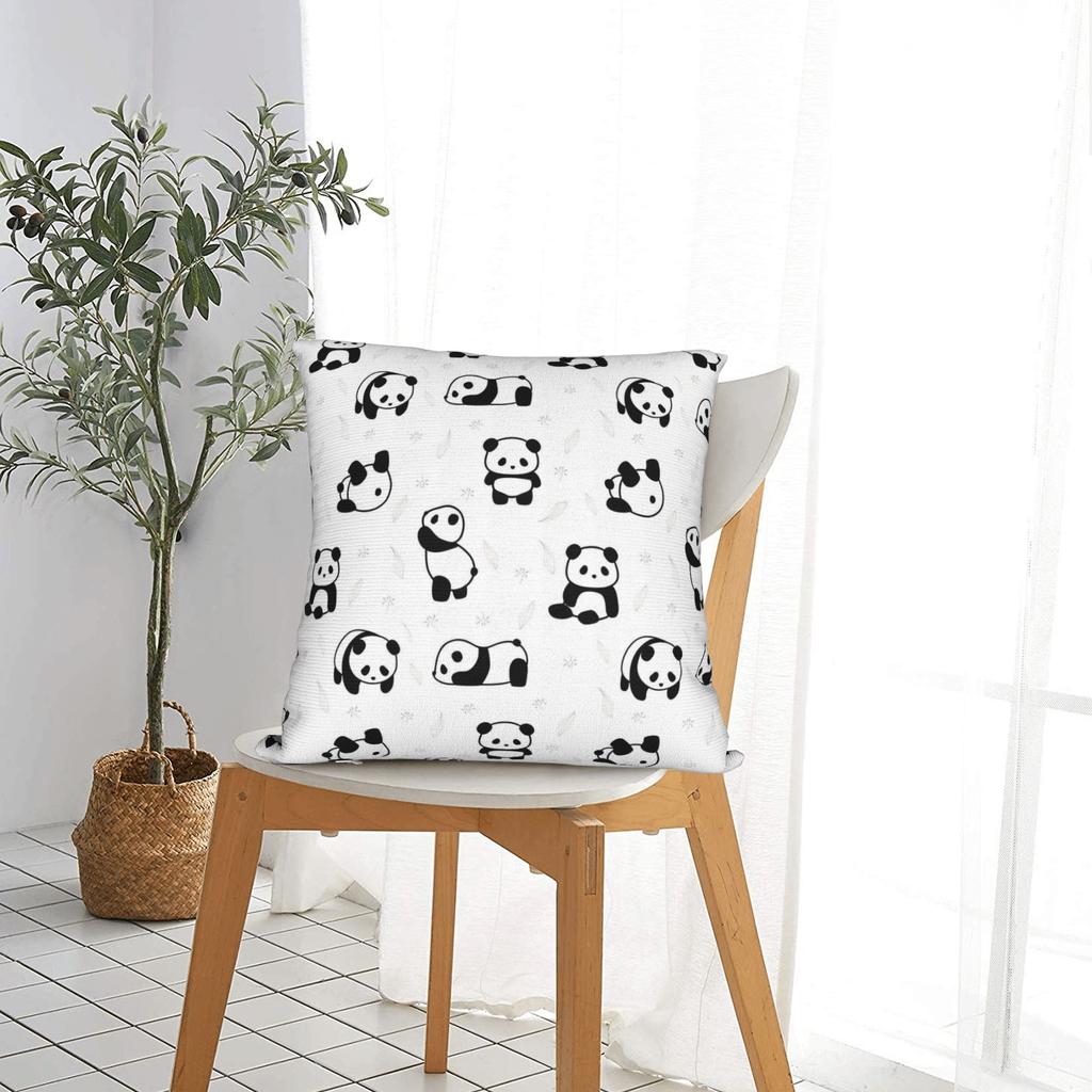 Panda Animal Pillowcase Polyester Cushion Cover Decoration Pillow Case Cover Bedroom Drop Shipping 40*40Cm