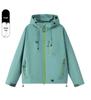 Men's Waterproof Windproof Hooded Jacket for Spring/Autumn Outdoor Travel and Climbing.