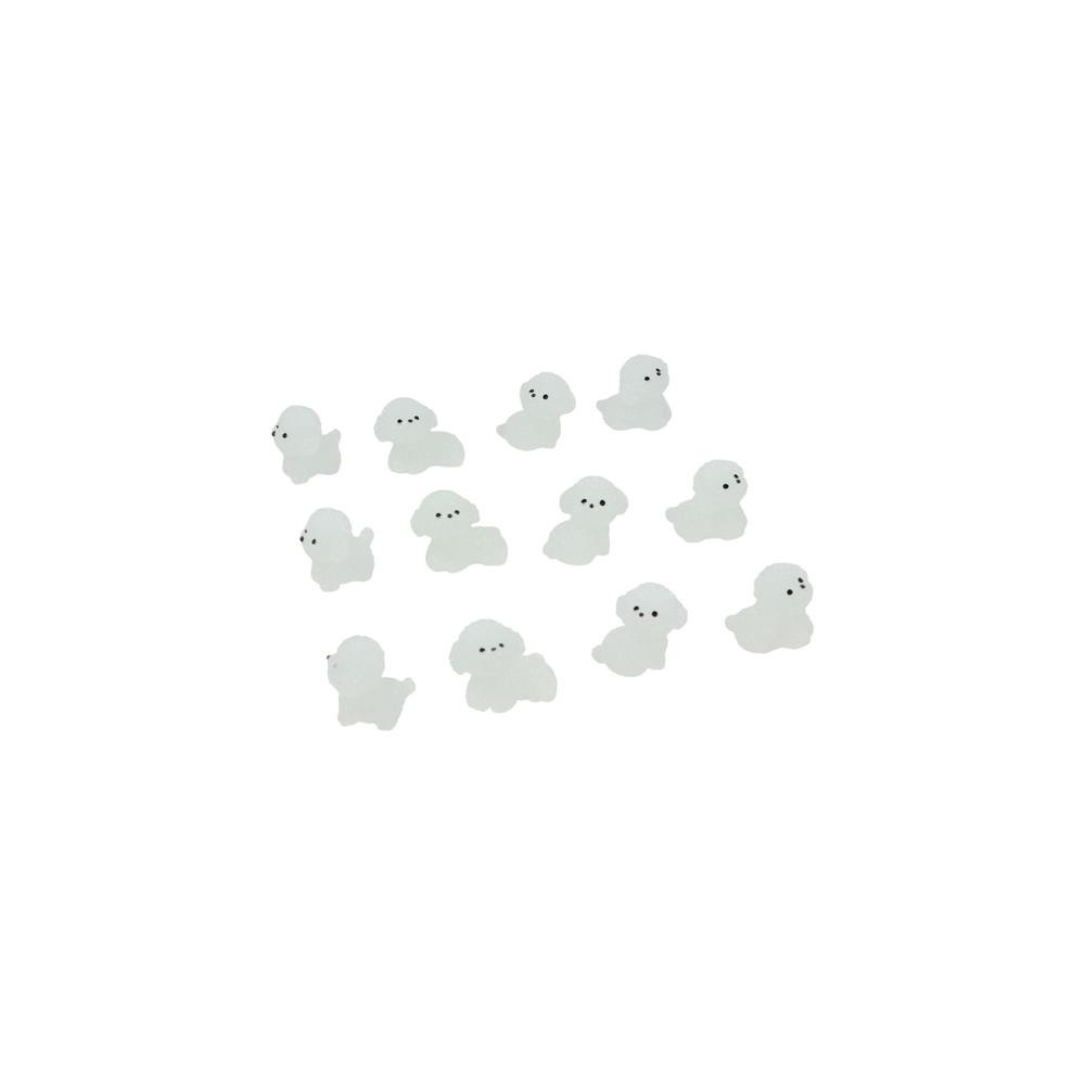 Handmade Noctilucent Dog Figurines Cartoon Micro Landscape Decoration  Car Decoration