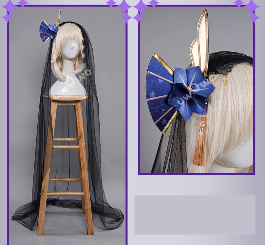 [Lavender] Shogun Raiden Cosplay Costume, Halloween and Christmas Costume, Formal Wear, Little Devil, Size M