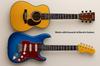 Autocollants de Touches de Guitare QMG – Notes Colorées Faciles pour Débutants – Inclut les Notes Dièses et Bémols – 14 Couvre-Touches – Sans Résidus –