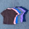 Women's Quick-Dry Yoga T-shirt, Short Sleeve Fitness Top for Running & Outdoor Activities
