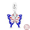 Meaning Series Copper Metal USA Flag Independence Day Statue Of Liberty Charm Bead Components Bead Components 3mm Do It Yourself High Quality Fine