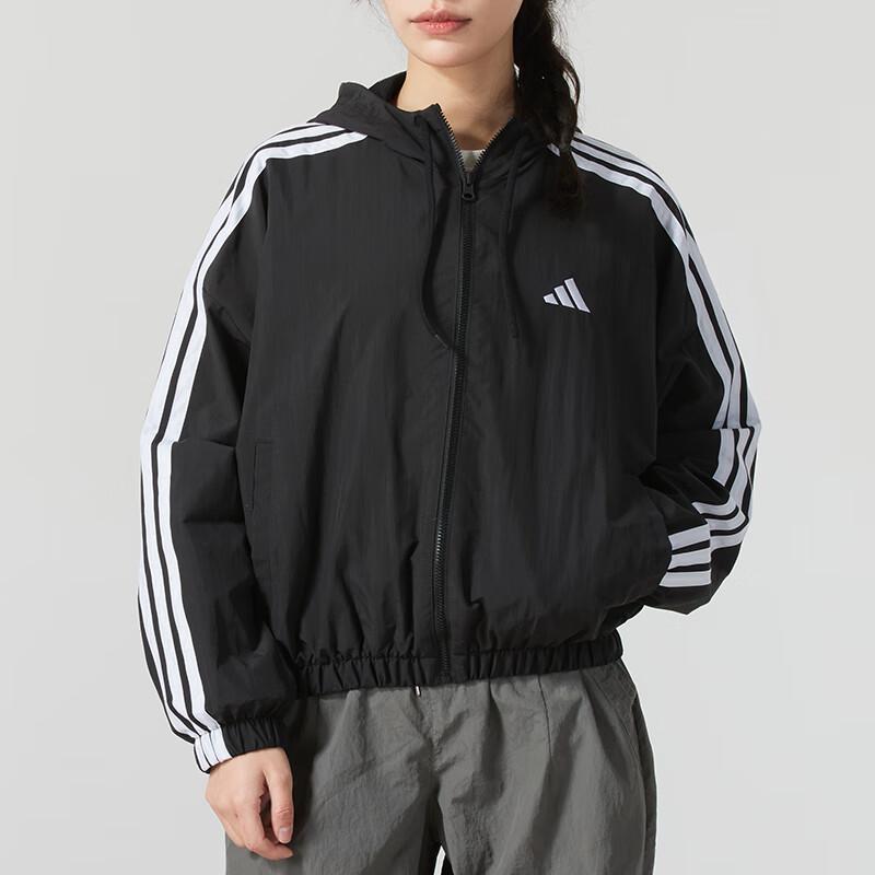 Adidas Women's Lifestyle Hooded Woven Jacket JZ2162