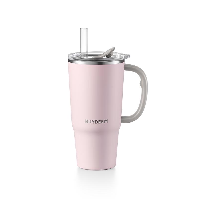 Buydeem Jumbo Stainless Steel Insulated Straw Cup, 750ml