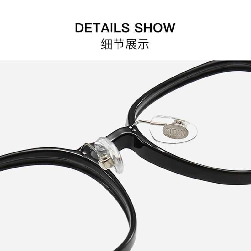 Tr Ultra-Light Whitening Glasses Frame Women'S 30500 Myopia Can Be Matched With Degree Flat Glasses Trendy Men'S Glasses