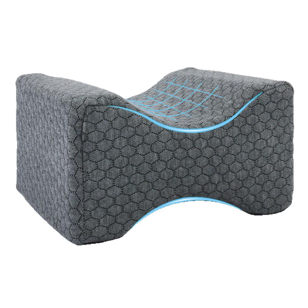 Ergonomic Memory Foam Knee Pillow for Pressure Relief and Pregnancy Support