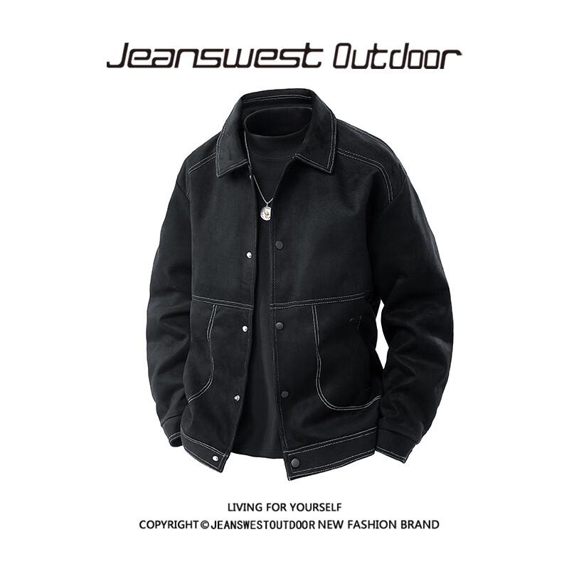Jeanswest Men's Loose Fit Casual Outdoor Jacket