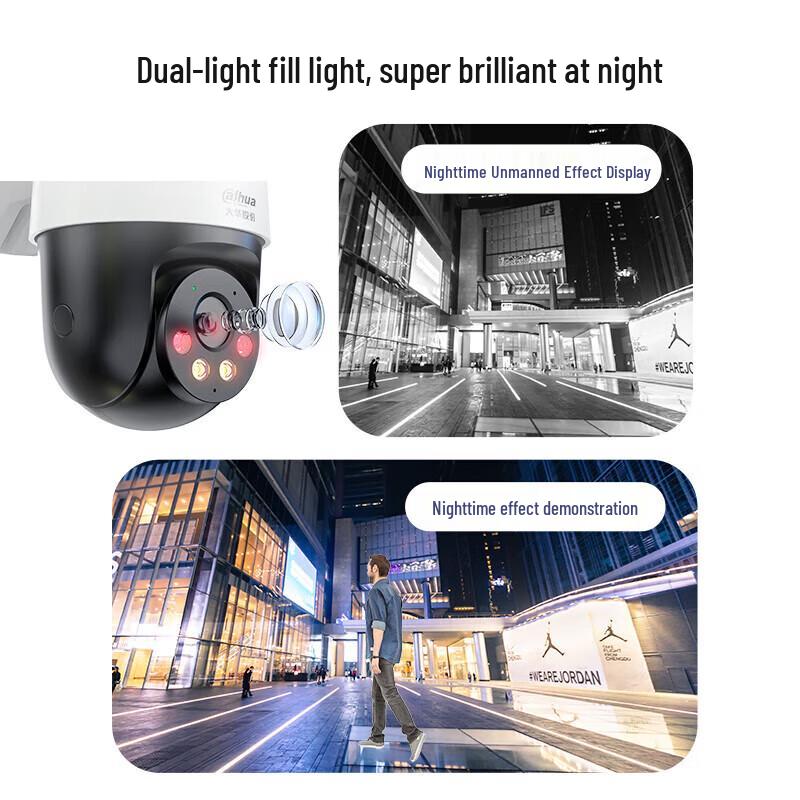Dahua 4MP 4G Outdoor PTZ Security Camera - Lifetime Free Data CN Plug (adapter Included)