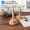 ateena Wooden Rotating Yarn Yarn Spool Holder for Knitting and Crafts Holder, Stand, (2-Pack)