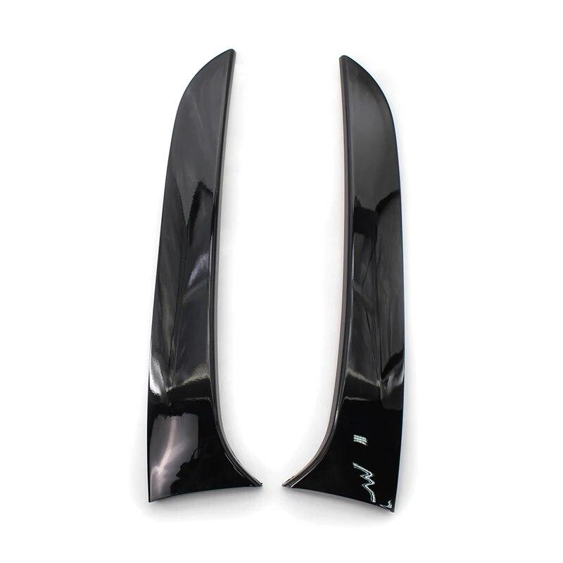 2pcs for BMW 1 Series F20 F21 2012 -  Rear Window Spoiler Cover Side Canard Air Splitter Sticker Trim Car Accessories Black