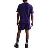 Nike Printed Pattern Crew Neck Short Sleeve T-Shirt Men Tops Purple HJ3318-504