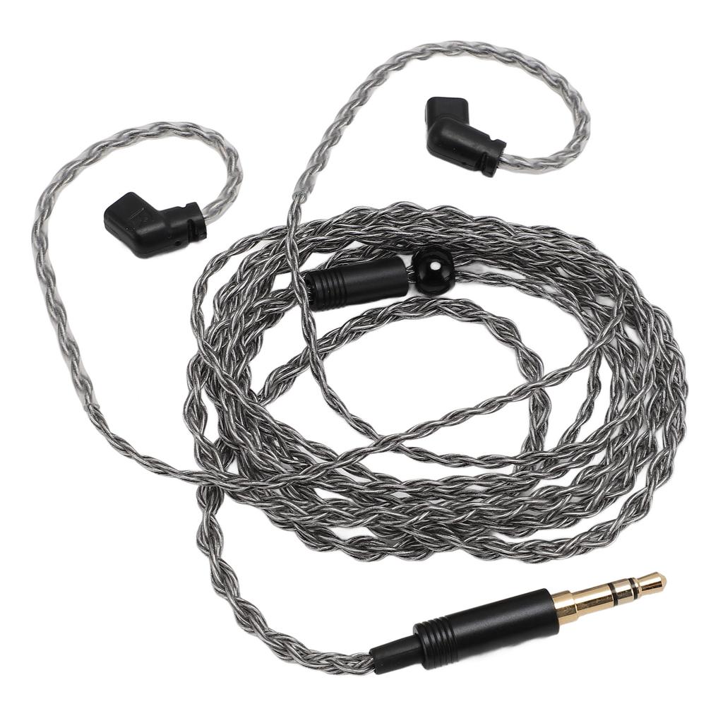 Earphone Cable Silver Plated Copper 3.5mm to 2 Pin 0.78mm for QDC AS12 AS16 for KZ ZSX ZSN ZS10 Pro EDX for UE 18Pro