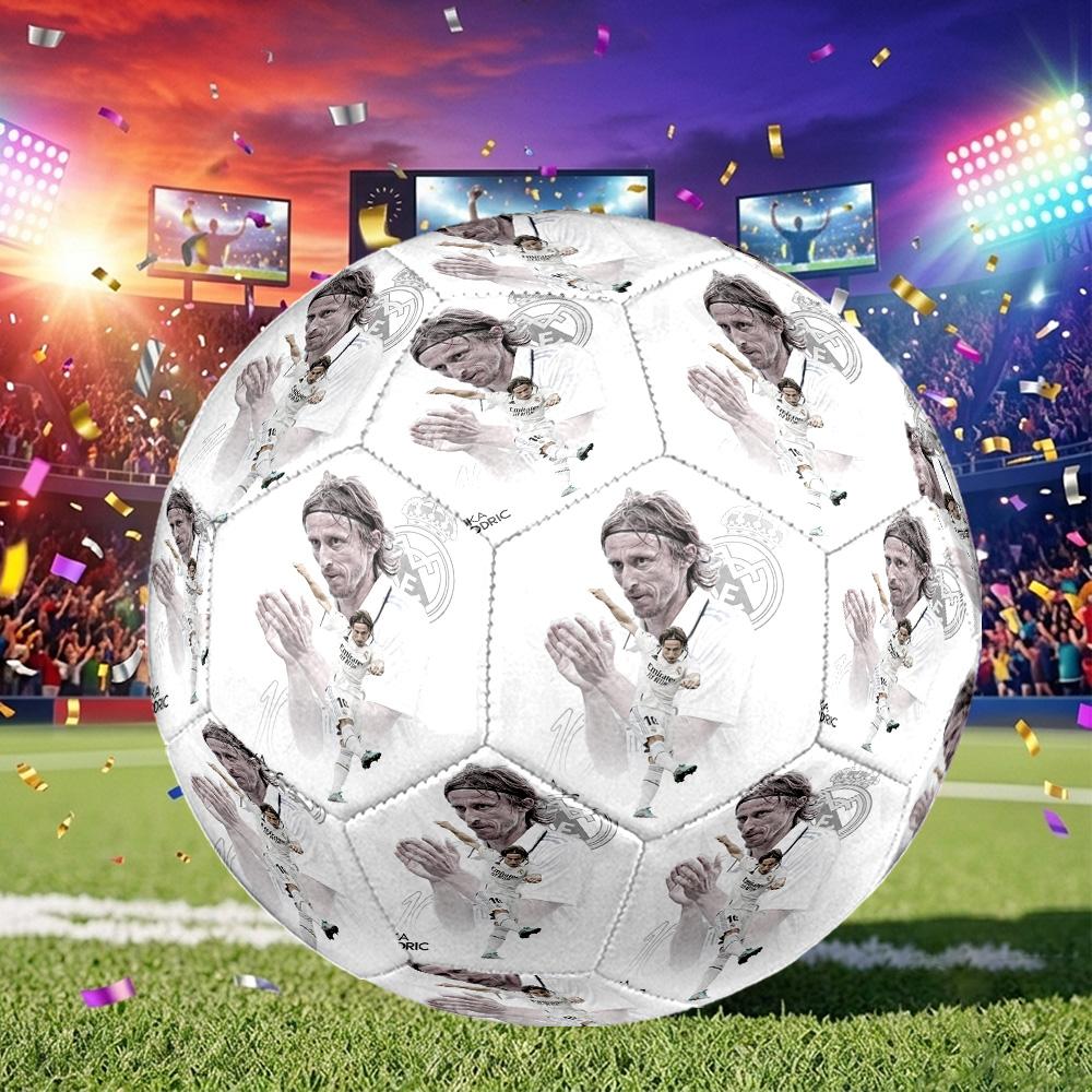 1pc Luka Modric Birthday Size 5 Soccer Ball, Suitable for Practice Matches/tournament Training,Lightweight and Durable mdlq7036