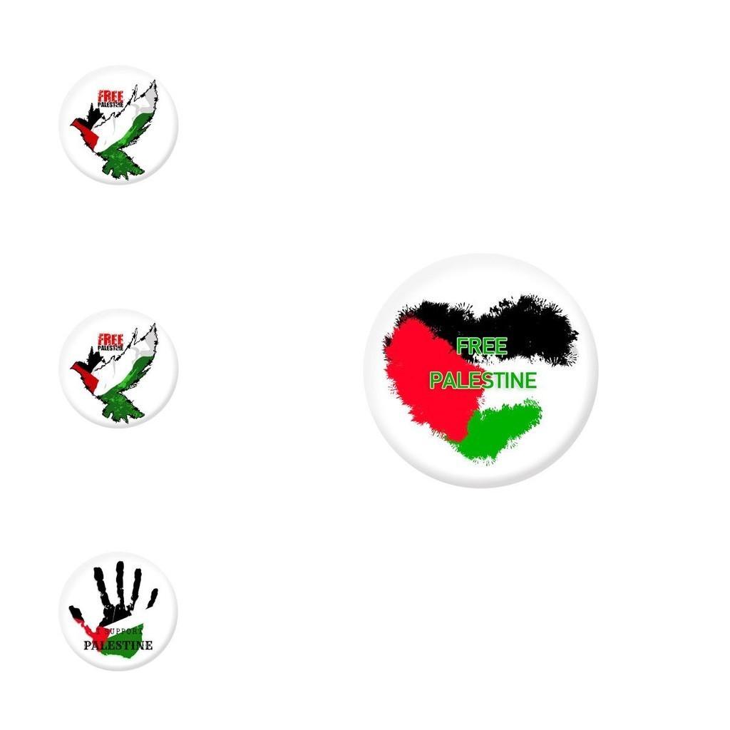 Palestine Flag Emblem Badge Hot Selling Iron Cross-border On