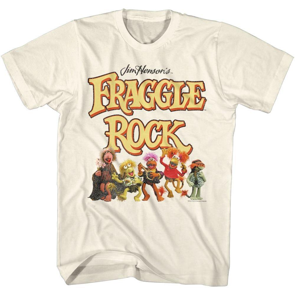 Fraggle Rock Fraggies And Logo TV Shirt XL