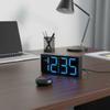 Super Loud Vibrating Electronic Alarm Clock Adjustable Brightness Table Clock  Student