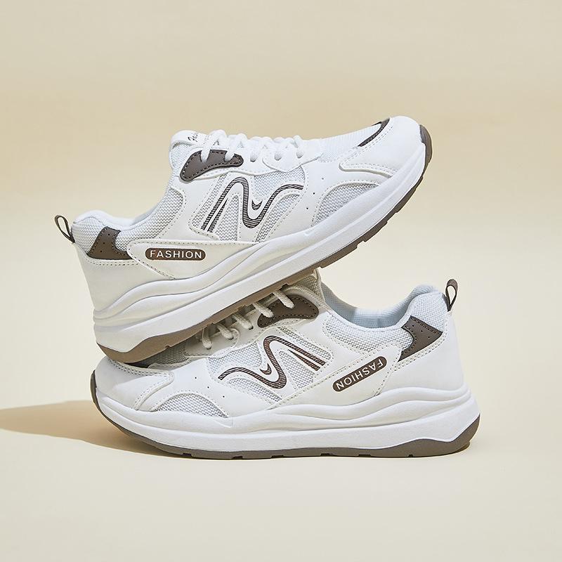 Dámské běžecké tenisky nazouvací lehké robustní platformové tenisky pro ženy pohodlné ležérní vycházkové boty šněrovací prodyšné tenisové tenisky