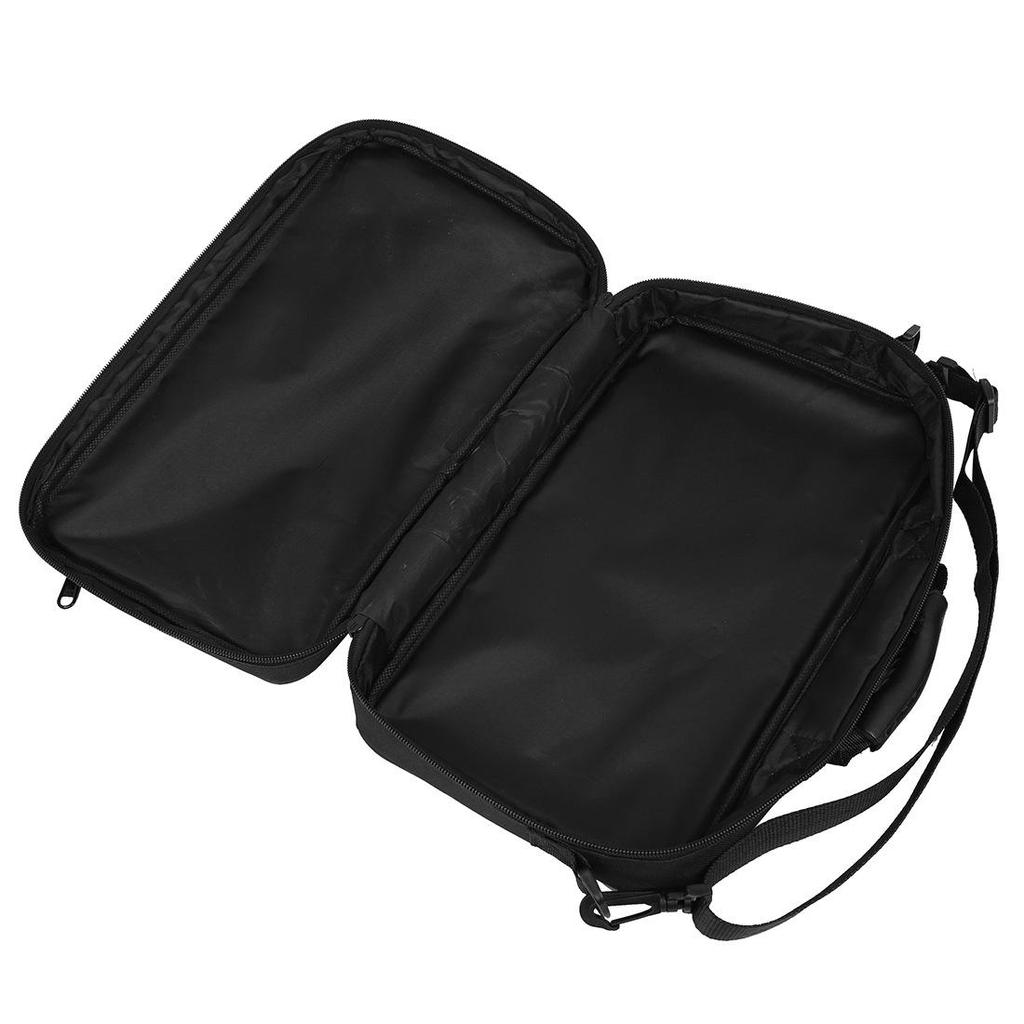 Schwarze wasserdichte Oxford-Umhängetasche und Handtasche für Oboe – tragbarer Instrumentenkoffer