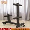 Gym Barbell Plate and Bar Storage Rack