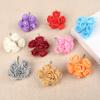 4cm Foam Rose Head with Pearl Artificial Mini Flowers For Wedding Bride Bouquet Home Decoration DIY Wreath Craft Party Gifts