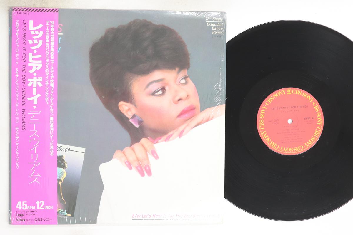 

12-дюймовая пластинка DENIECE WILLIAMS - Let s Hear It For The Boy 12AP2872 CBS SONY 1984 Япония Оби Соул/Фанк Б/У