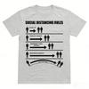 2026 Novelty Social Distancing Rules Funny Flat Earth T Shirts Streetwear Short Sleeve Birthday Gifts Summer Style Tshirt Men