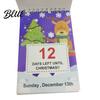 Compact Holiday Calendar 2027 Christmas Advent Countdown Calendar 100 Days Desktop Day Planner Paper Flip Desk for Home Office Decor Gift Kids
