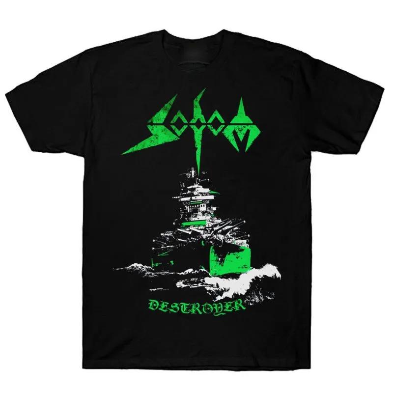 Unisex Short Sleeve Crew Neck Cotton T Shirt Sodom Destroyer XXL