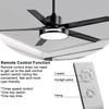 52inch Modern Ceiling Fan DC Motor Lights Lamp Home Ceiling Hanging Ceiling Fan Iron Nordic Ceiling Fan Home Ventilador
