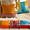 Mark Rothko Pillow Case Anti-dustmite Invisible Zipper Sofa Bed