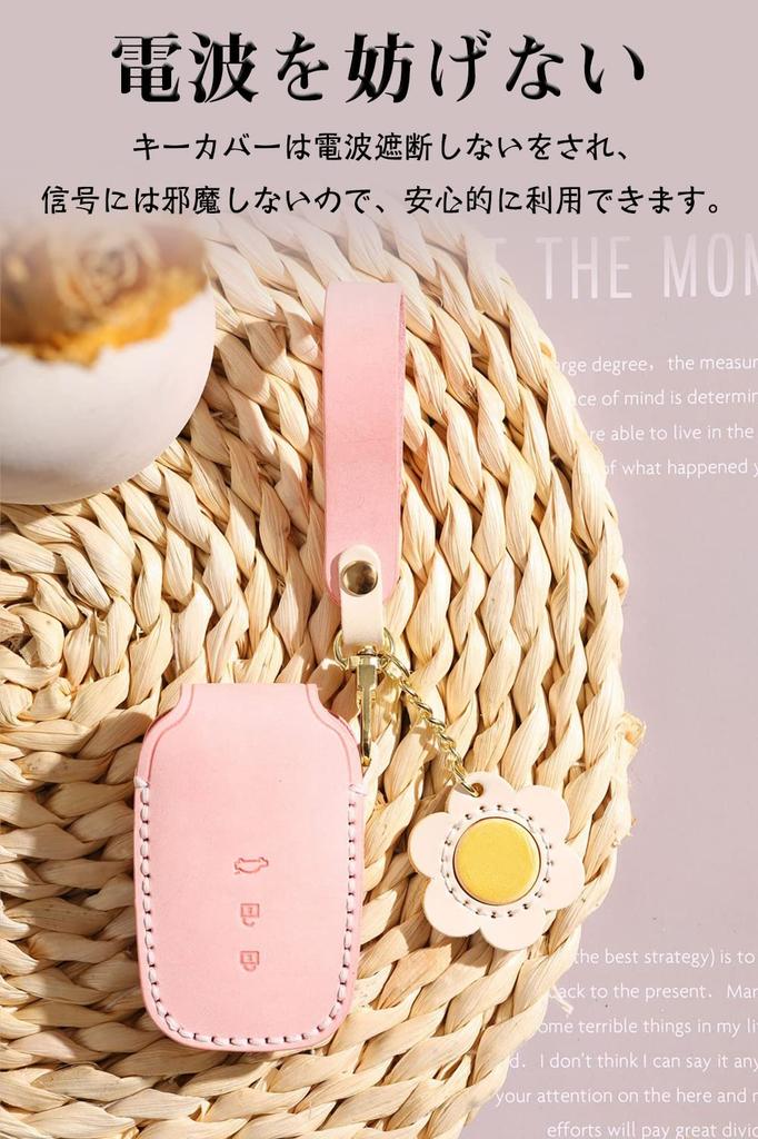 Etui na kluczyk Toyota Smart Key, Pokrowiec na kluczyk, Prawdziwa skóra, Skóra Fog, Uchwyt na kluczyk Specjalnie