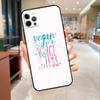 Vegane Inspiration Handyhülle Für iPhone 17 16 15 14 13 11 12 Pro Max mini 16 Plus 16e 17 Air Schutzhülle