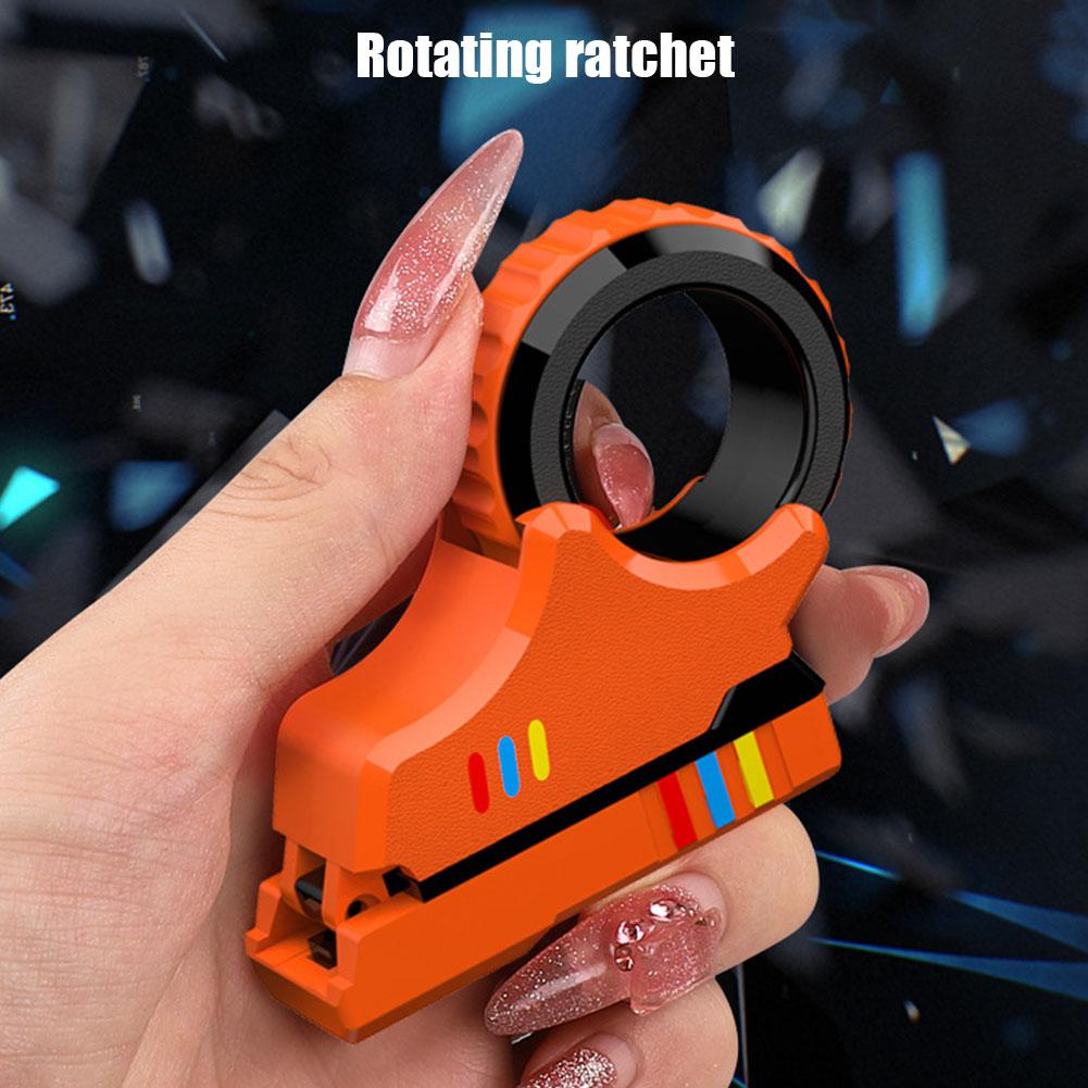 Rotary Finger Sliders Fidgeting Plaything Workspace Stress Relief Slider Ratchet Finger Fidget 3D Printed Fidegt Toysfingertip Textured