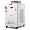 Industrieller Wasserkühler CW6000, 1500W Wasserkühler Kühlsystem mit Kompressor, 15L Wassertankkapazität, 65L/min Max. Durchflussrate, für CO2-Laser