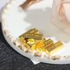 6pcs Mini Ornaments Miniature Gold Bars Pretend Toy Dollhouse Gold Bars Gold Bar Model  Kids