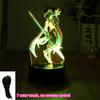 Genshin Impact LED Night Light Zhongli HuTao Xiao Shenhe Anime 3D Lamp for Bedroom Decor Moon Lamp Birthday Best Gifts Luces