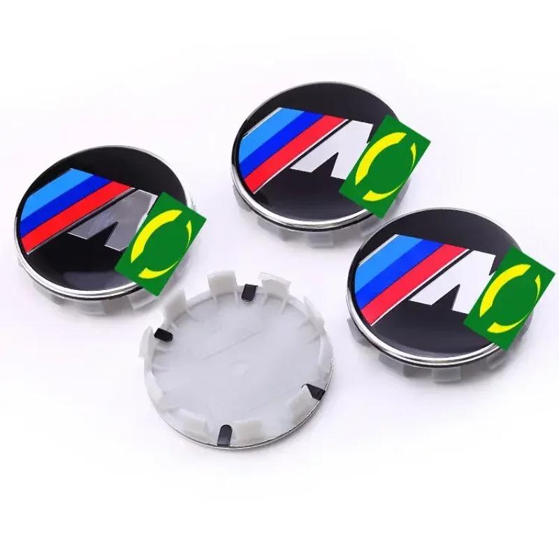 

4Pcs 68Mm Wheel Center Hub Caps Car Logo Badge Emblem For BMW 1 3 5 7 Series X1X3X5 Auto Rim Covers