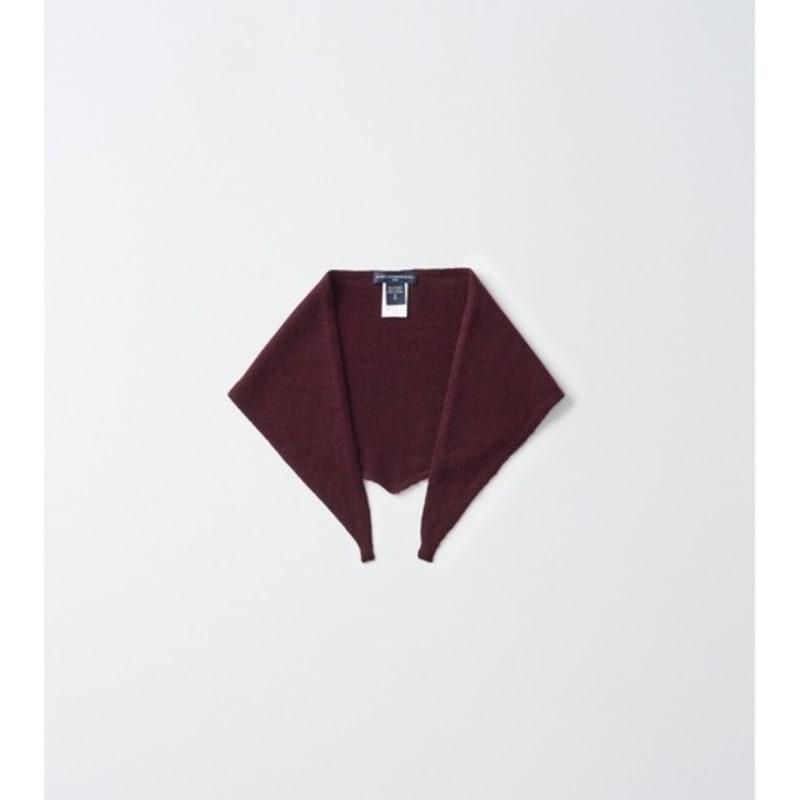 Pure Cashmere NYC TRIANGLE SCARF_Burgundy
