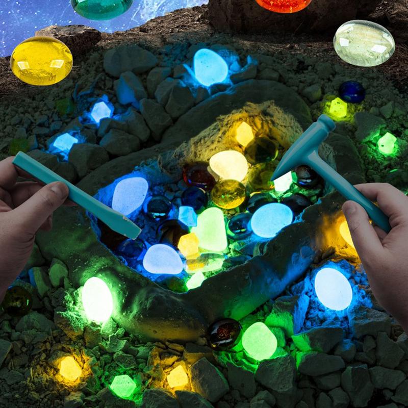 Edelstein-Ausgrabungssets für Kinder Pädagogisches Spielzeug Kristallabbau Archäologie Ausgrabung Graben Edelsteine Kinder STEM Lern Geschenke